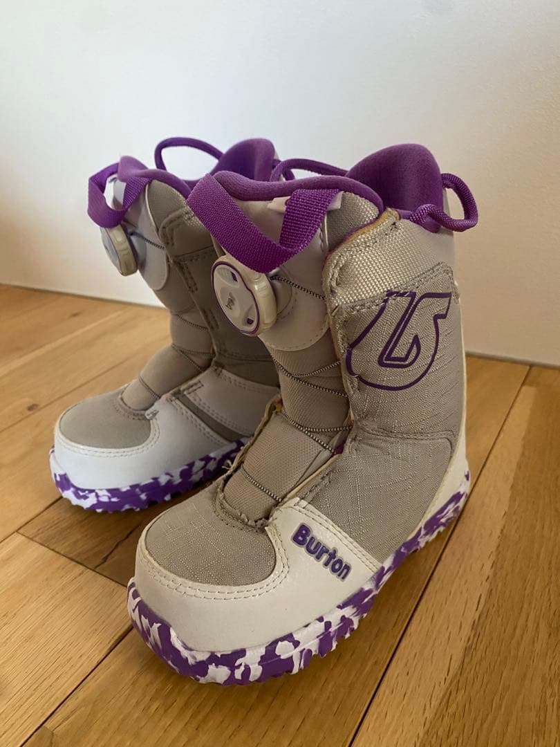 超美品　バートン　Burton キッズ　スノーボードブーツ グロム17.5センチ