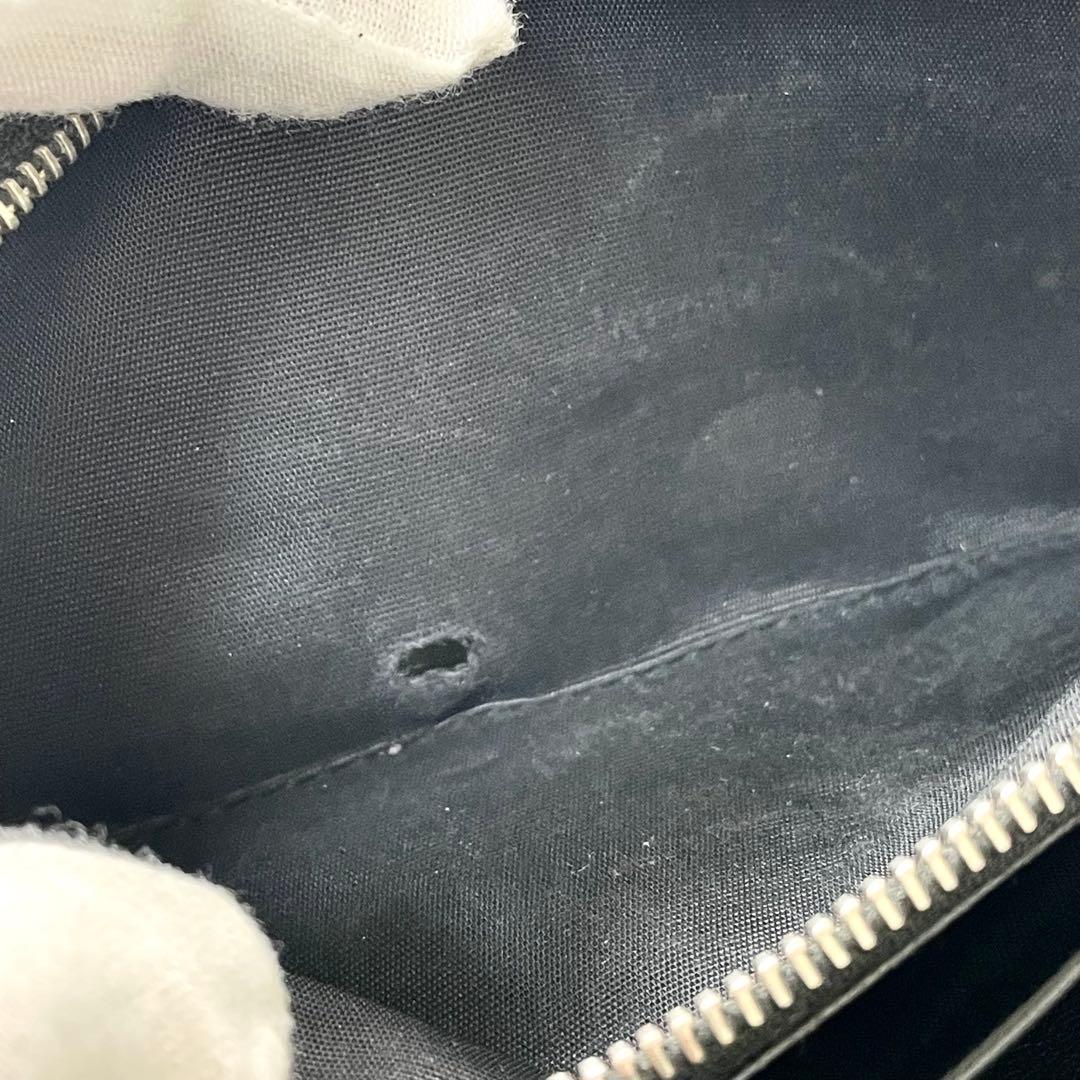 バレンシアガ　BALENCIAGA長財布　レザー　ブラック　黒　小銭入れ