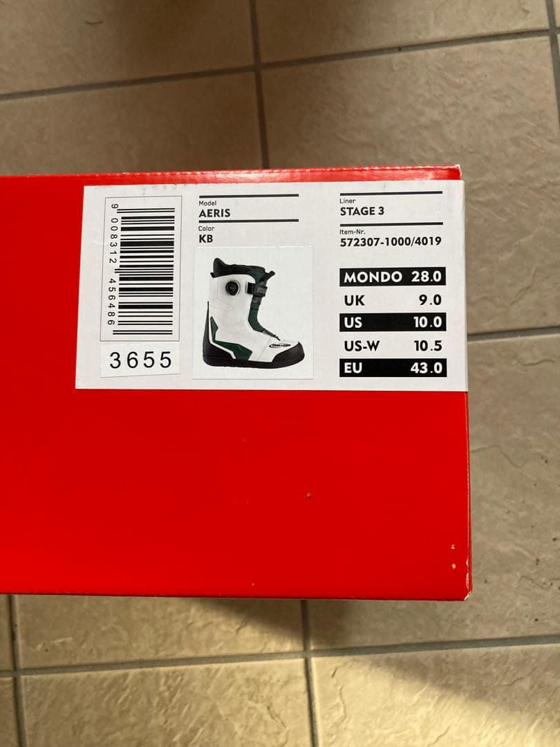 DEELUXE アエリス スノーボードブーツ ホワイト/グリーン