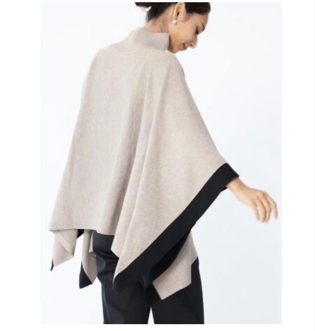 新品フェンネルFENNELハイネックニットポンチョ15000円SCOT CLUB