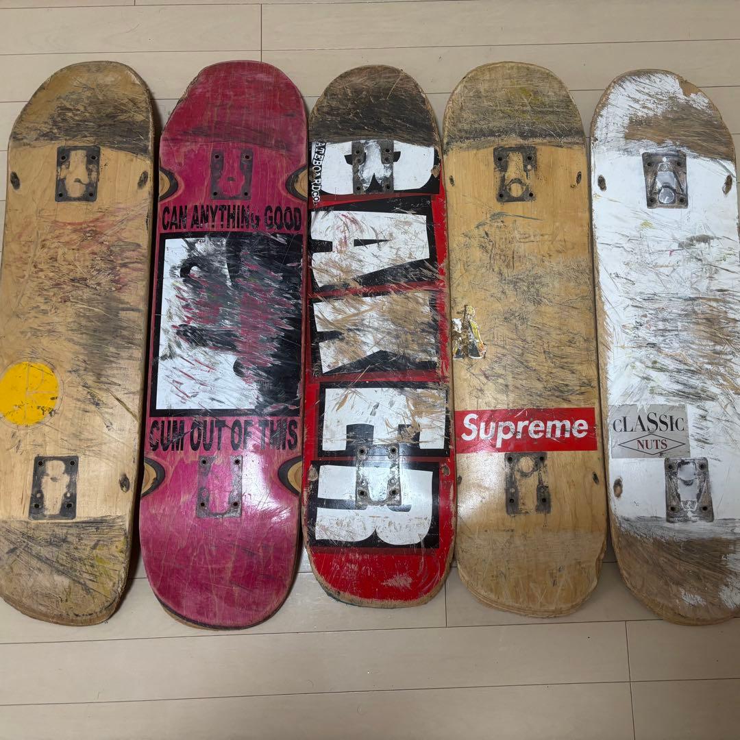 スケートボードデッキセット 15枚 廃デッキ