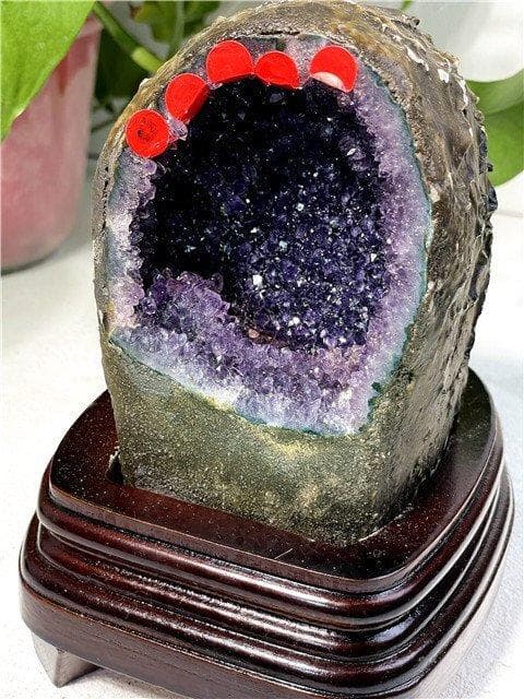 1560gAAA級ウルグアイ産天然アメジストドーム原石YT8G3/360G60A