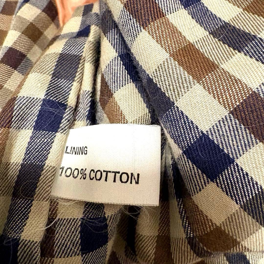 Aquascutum アクアスキュータム トレンチコート イングランド　アクア5