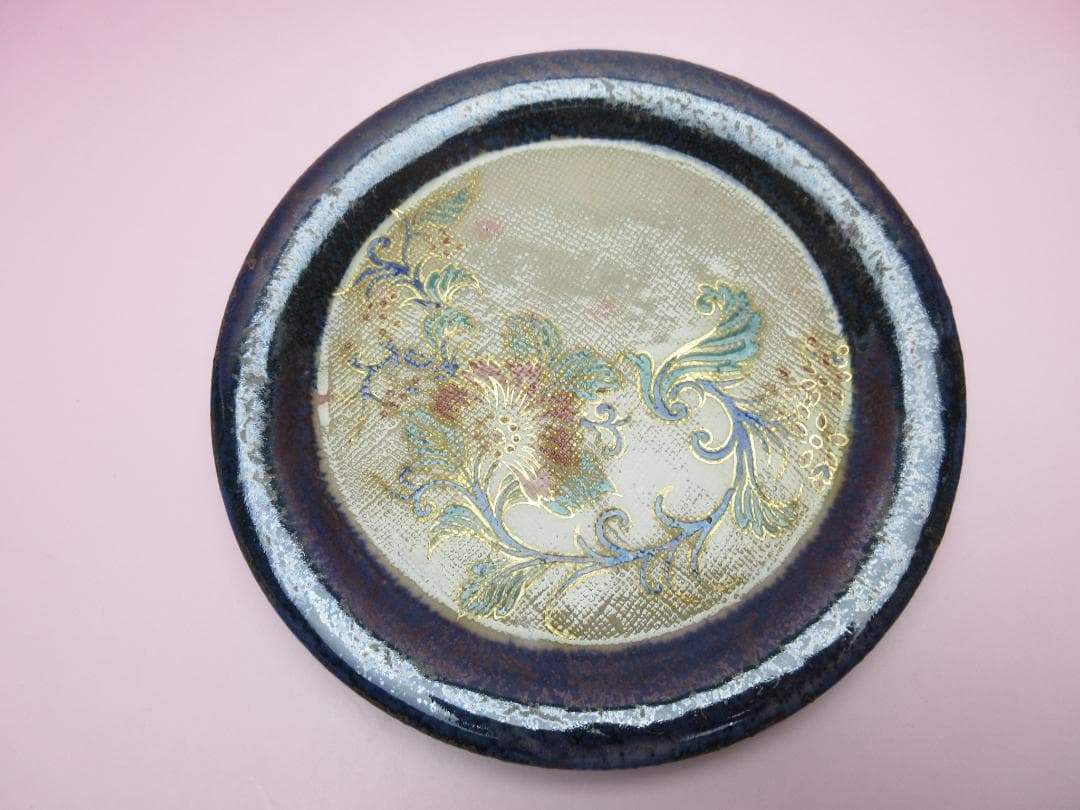 九谷 中村秋塘 花紋 銘々皿 MOR70627