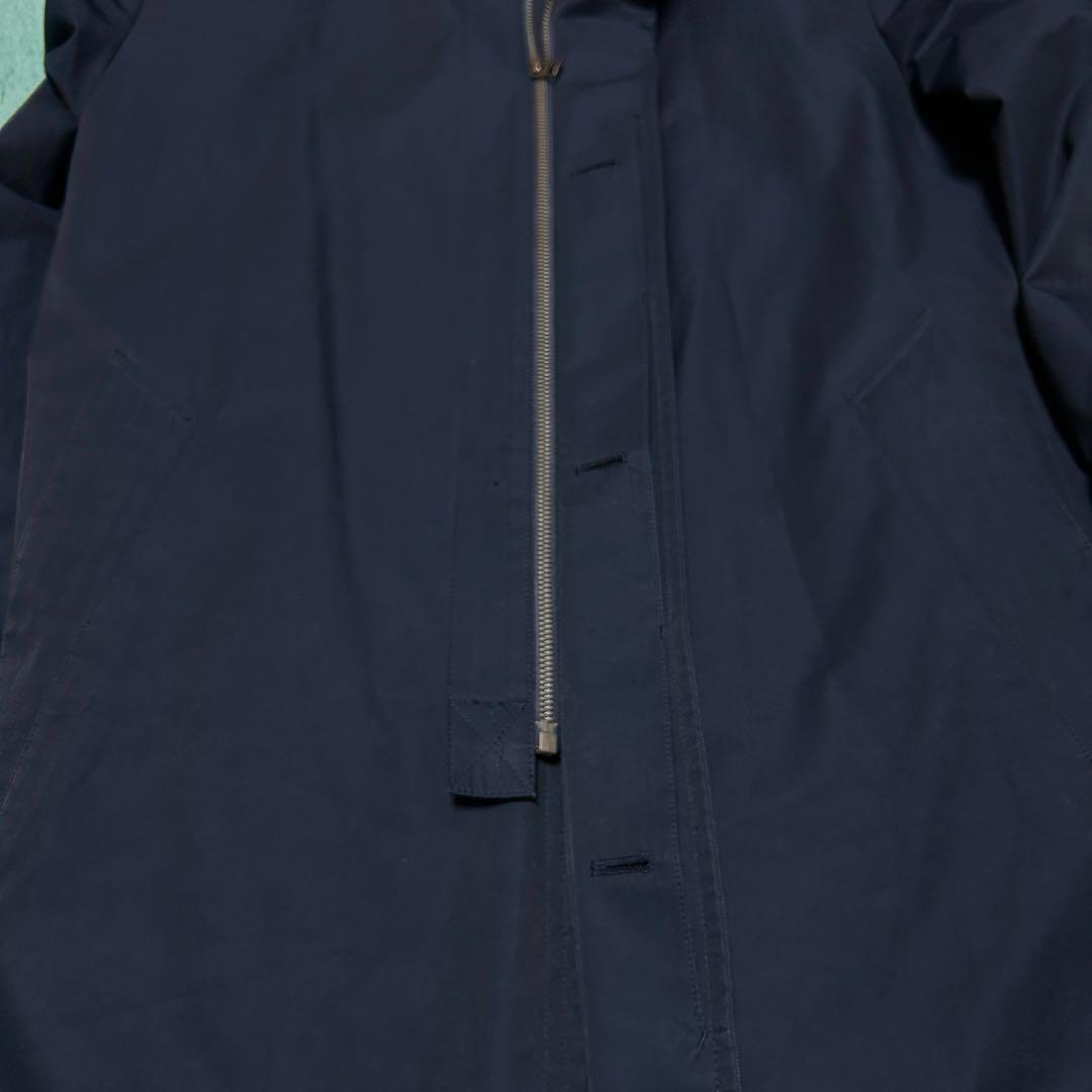 美品 サンヨーコート ダウンライナー ゴアテックス ステンカラーコート L 紺