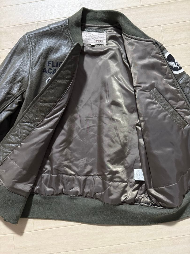AVIREX アビレックス☆本革 レザージャケット☆ライダース ☆MA-1