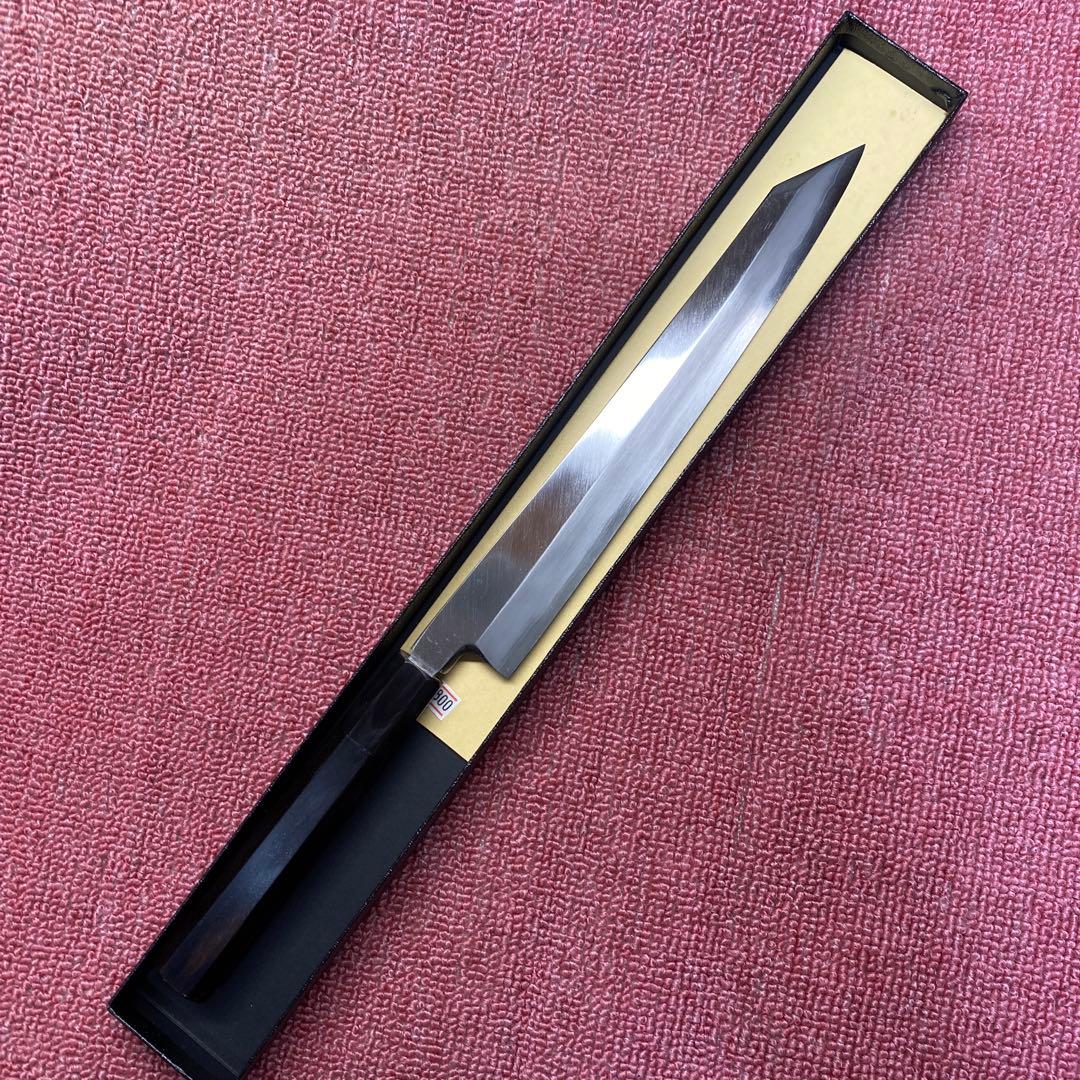 銀三　勘所切付柳刃包丁　240㎜ 8寸