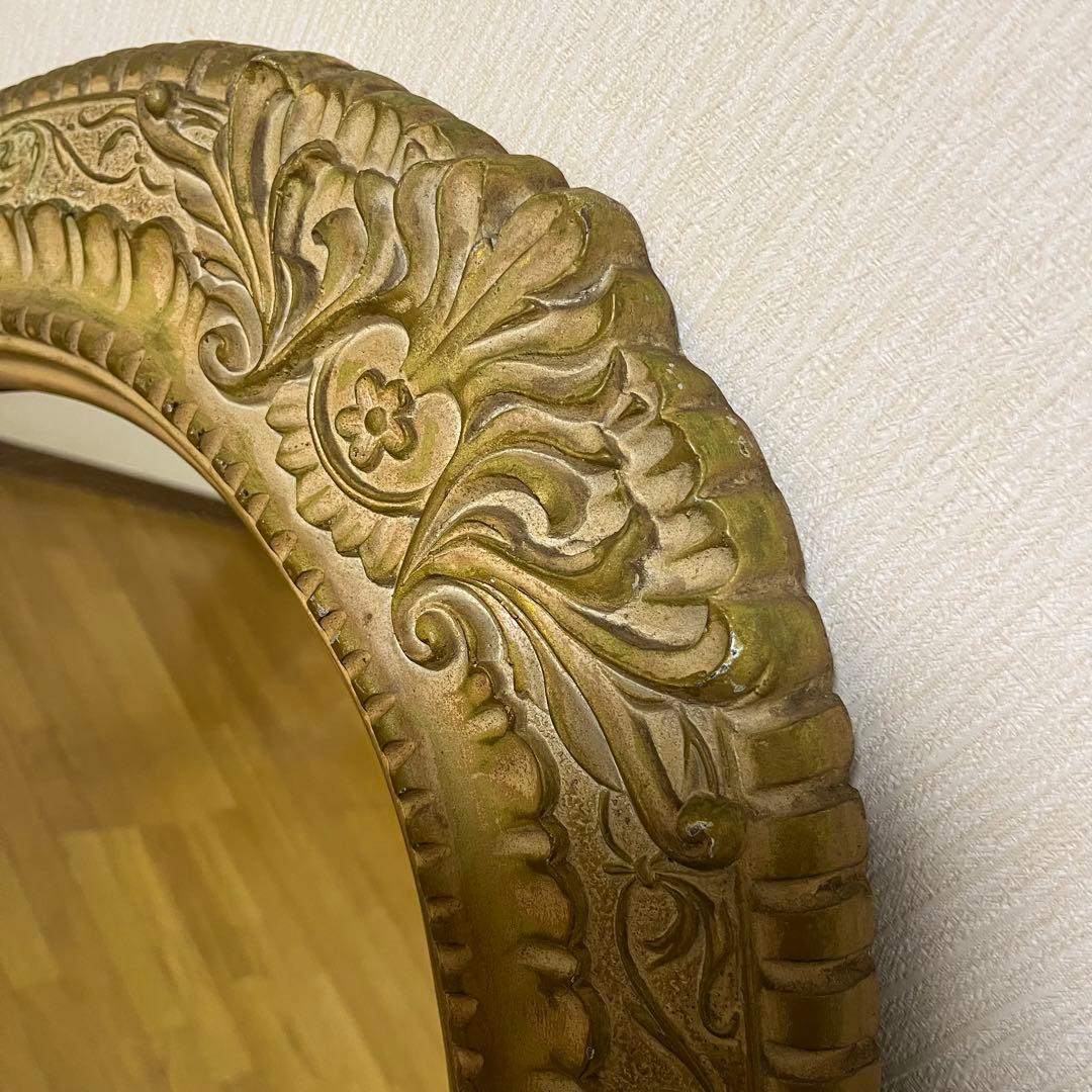 姿見鏡　大型　ウォールミラー　おしゃれ　可愛い　楕円　鏡　壁掛け