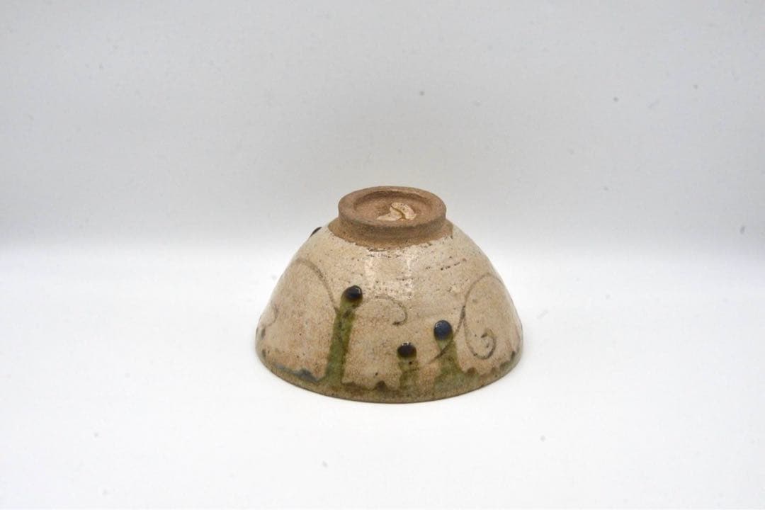 弥七田織部　茶碗　江戸時代　検索　魯山人　志野　唐津　茶入　抹茶