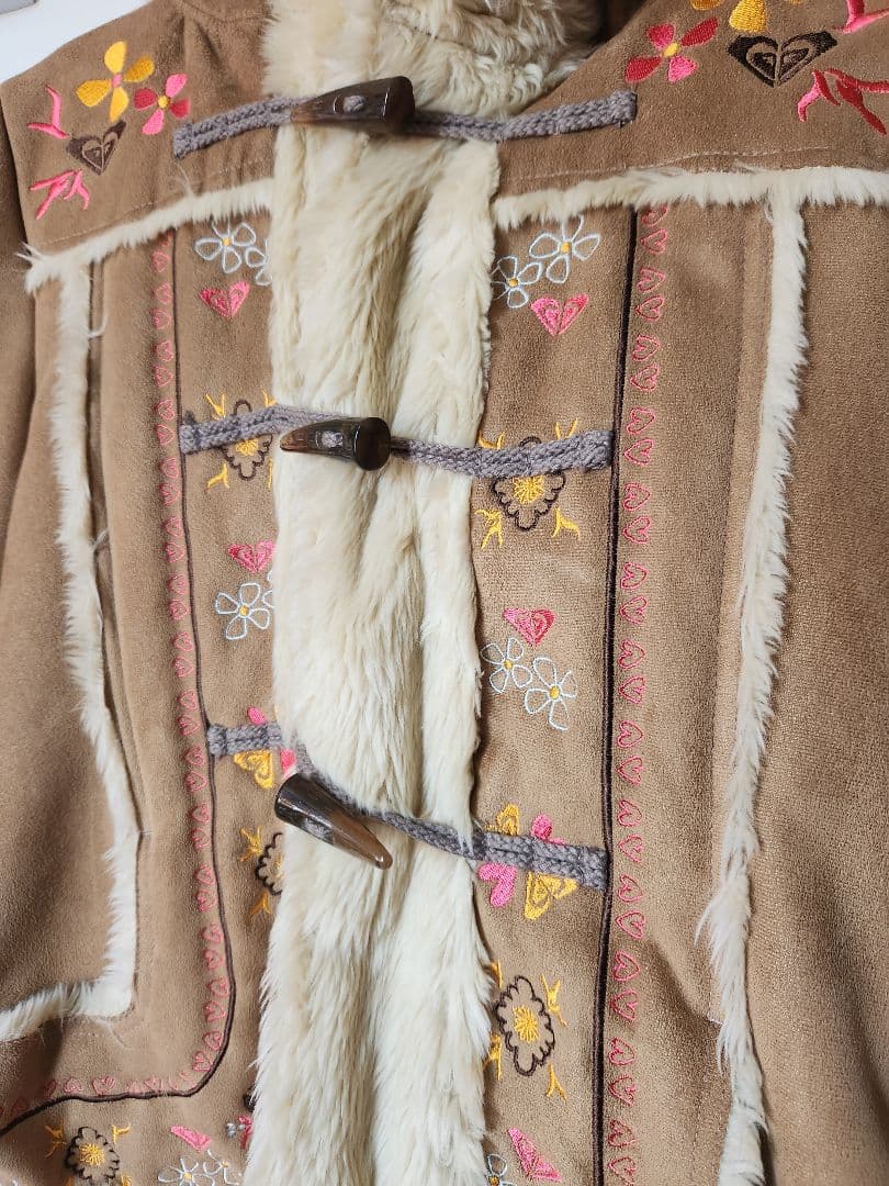 ROXY ロキシー ムートンダッフルジャケット