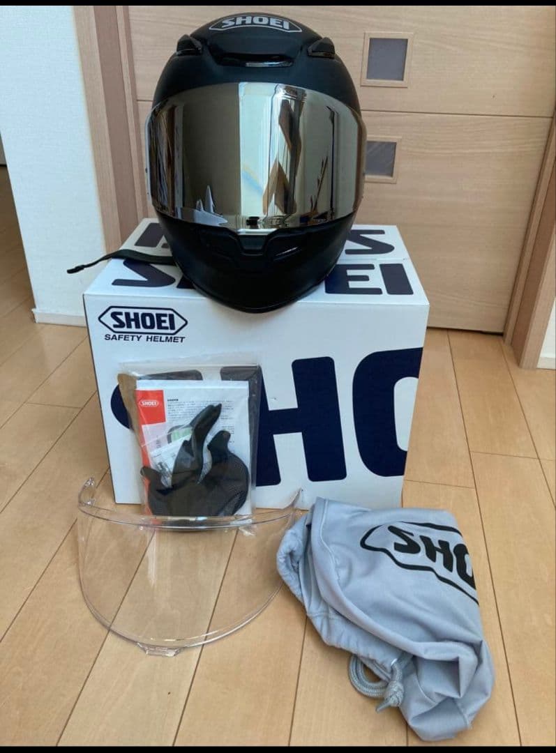 SHOEI Z-8 Mサイズ ＋ミラーシールド、PINLOCK付き、純正シールド