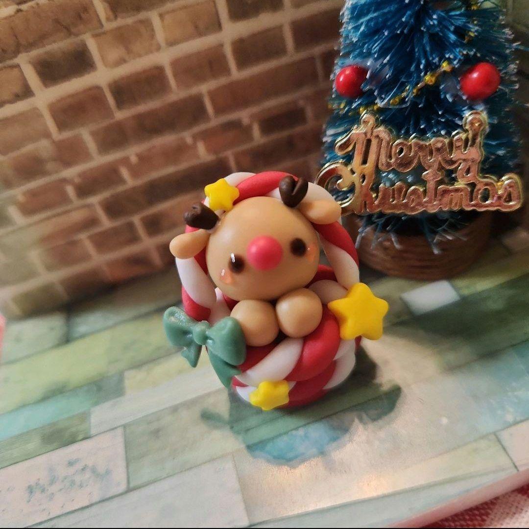 クリスマス☆カゴ入りトナカイ