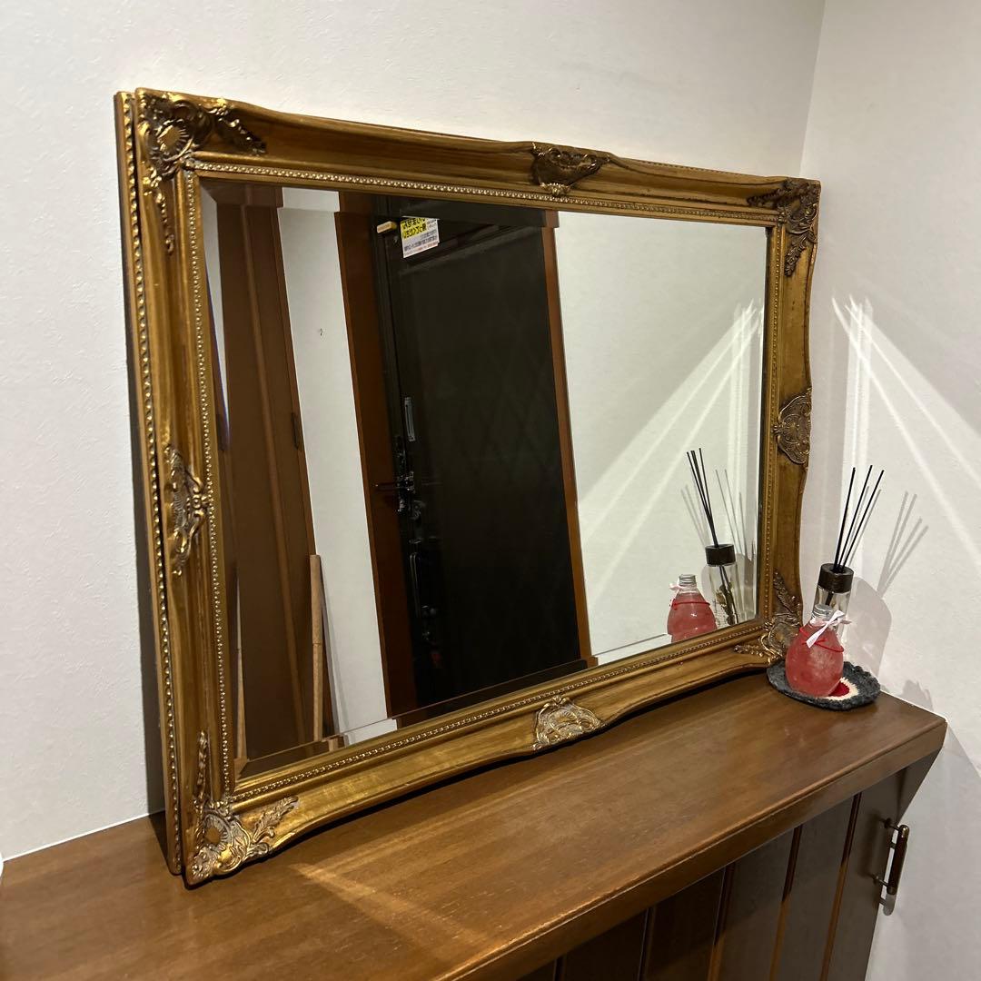 りんりん⭐︎イギリスアンティーク調鏡⭐︎