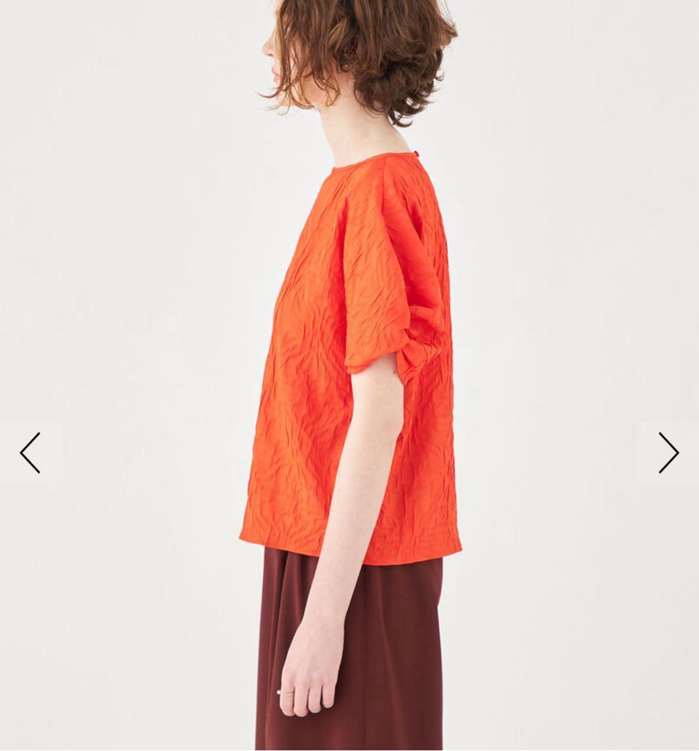 【極美品】TOMORROWLAND フラワージャカード ツイストスリーブブラウス