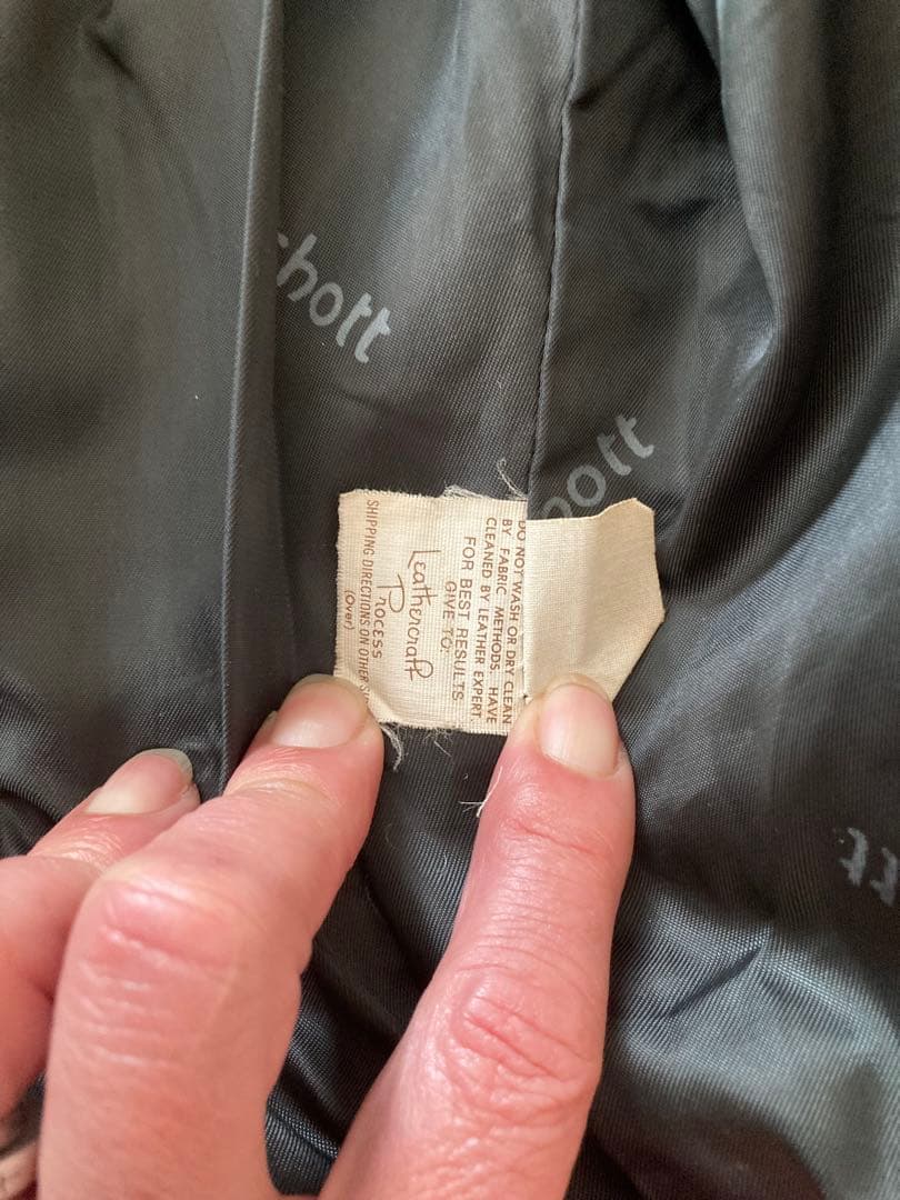 schottのシングルライダース　レザージャケット　サイズ:36