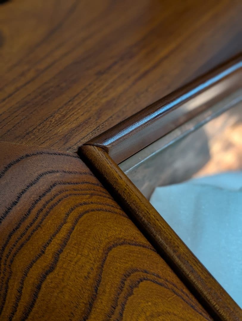 【未使用美品】　総欅(ケヤキ)材　重厚な囲炉裏テーブル