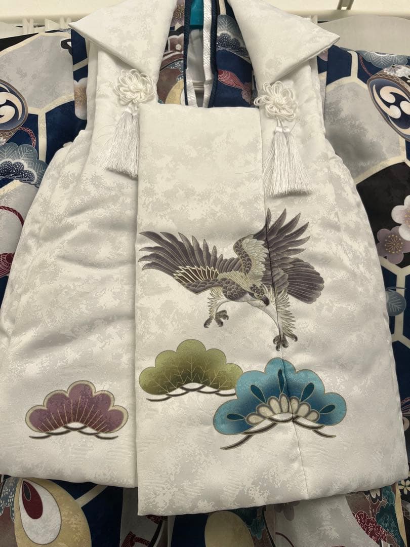 3歳　七五三　着物 男の子　美品　被布セット