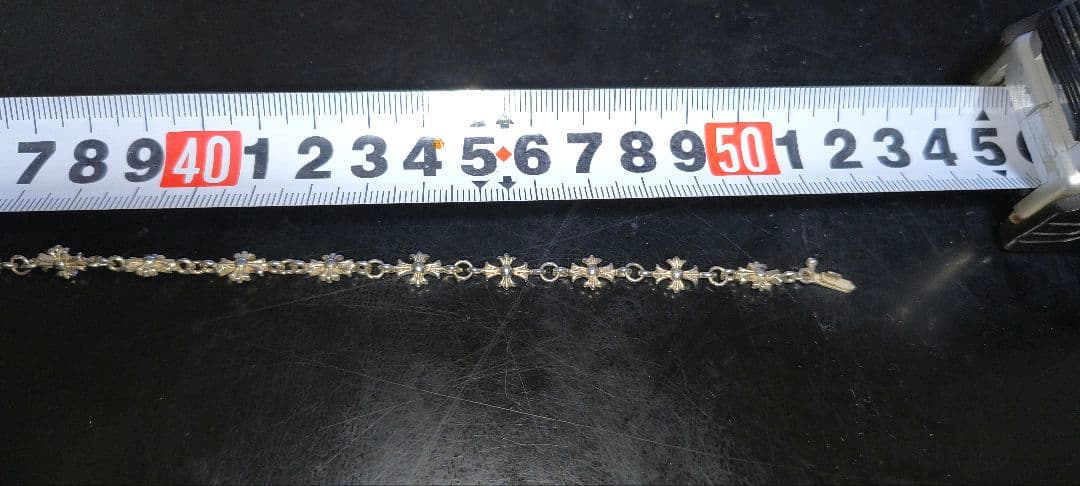 シルバー タイニータイプ ネックレスとブレスレットセット