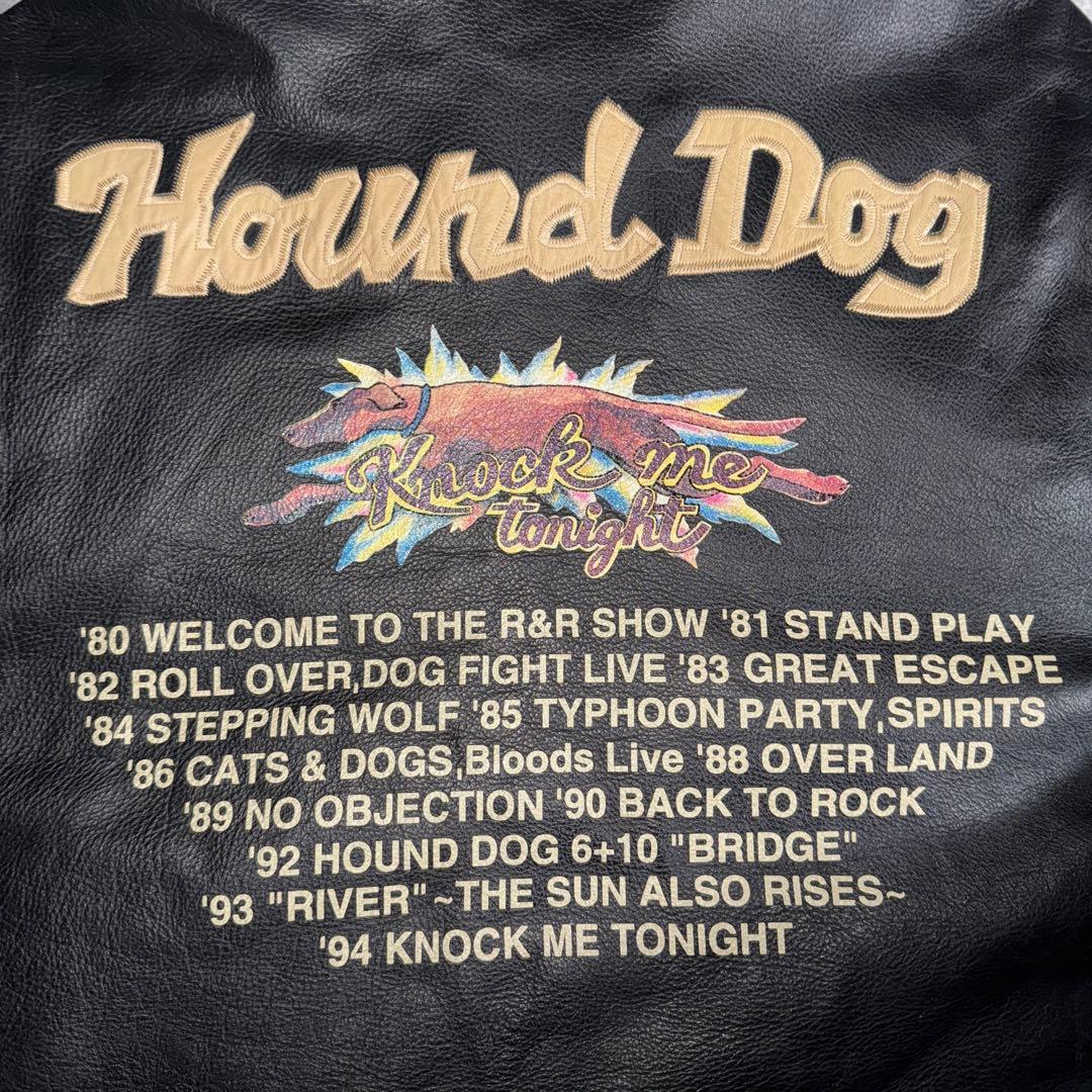 HOUND DOG ハウンドドッグ Leather Rider Jacket
