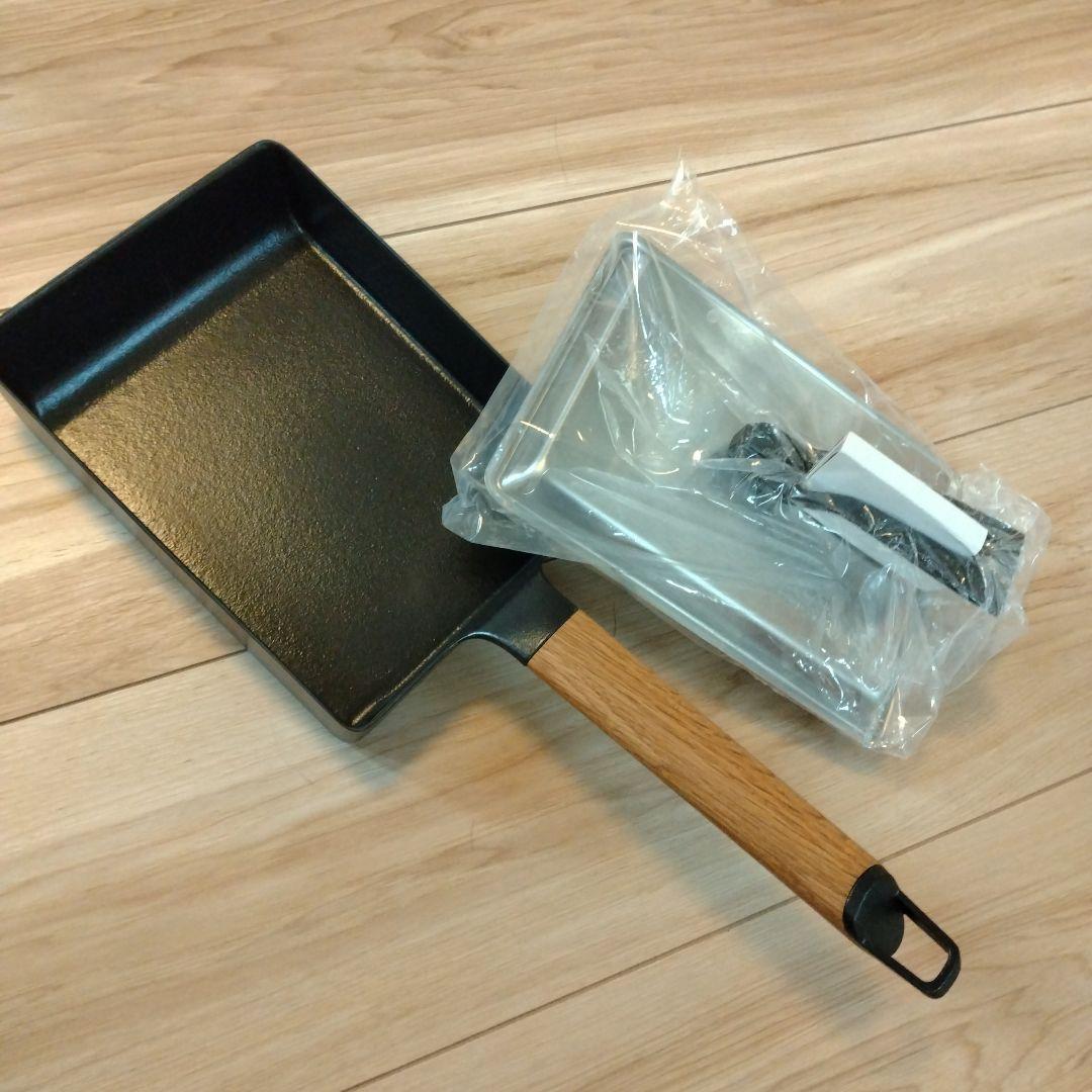 【未使用】バーミキュラ 蓋付きエッグ＆トーストパン ウォールナット