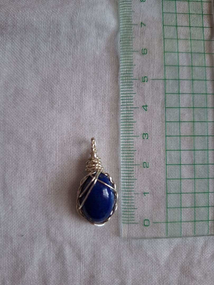 ラピスラズリ　ハンドメイドチャーム