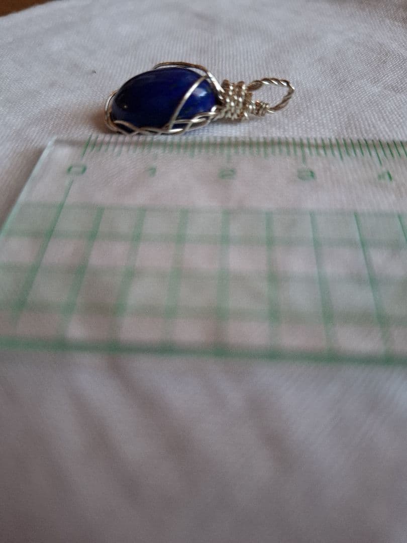 ラピスラズリ　ハンドメイドチャーム