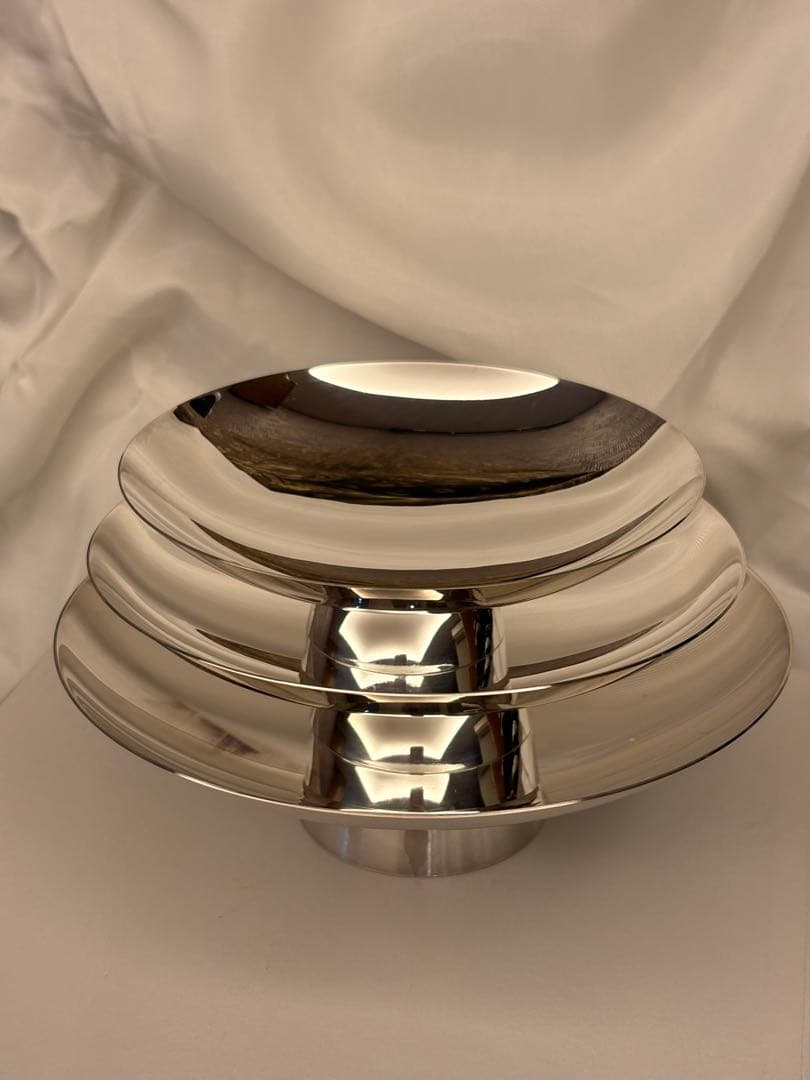 純銀　純銀杯　純銀盃　刻印有り 3個大中小セット　370g 木箱無し