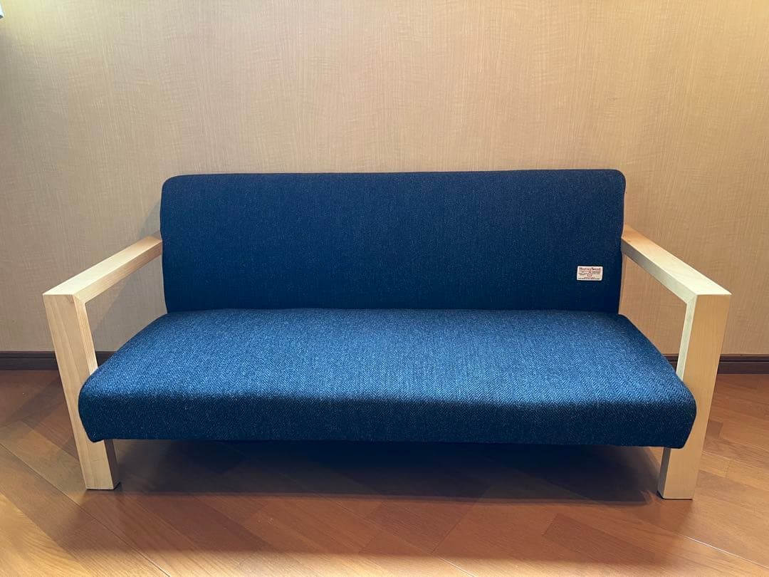 HARRIS TWEED 2Ｐローソファー 2人掛け リビング ハリスツイード