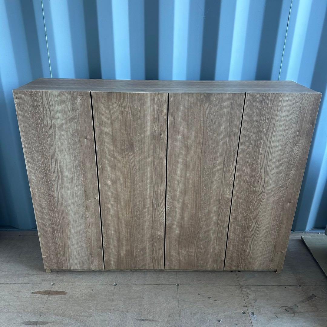 収納家具 チェスト W120 未使用 モダン　キズあり