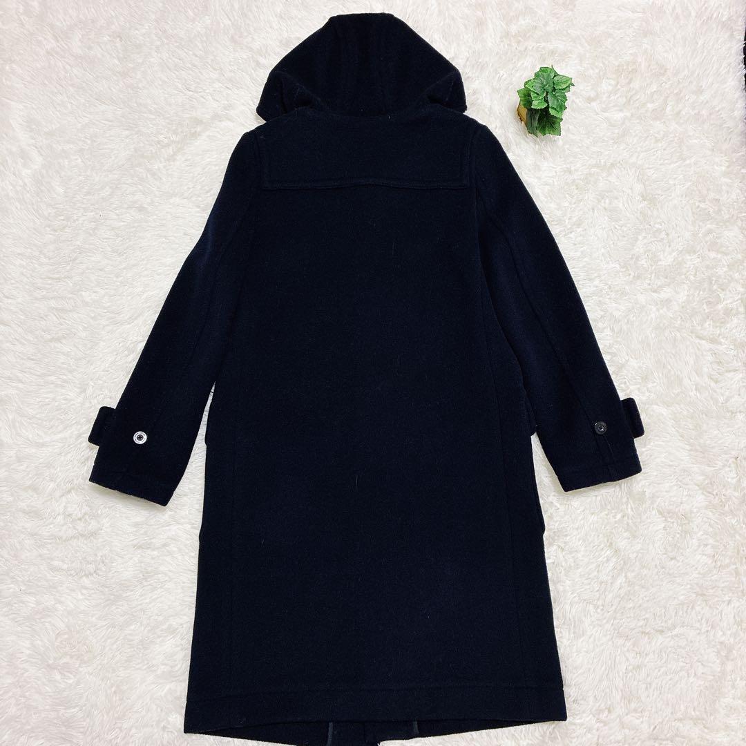 美品 HYKE ハイク　ダッフルコート ネイビー ウール　サイズ2 日本製