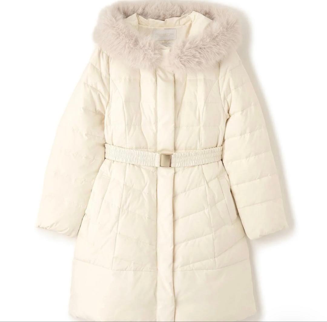 PROPORTION BODY DRESSINGベルト付ダウン　エクリュMサイズ