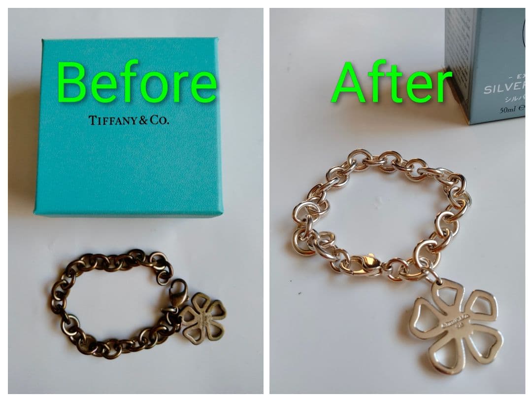 TIFFANY ティファニー シルバー ブレスレット クローバー☘