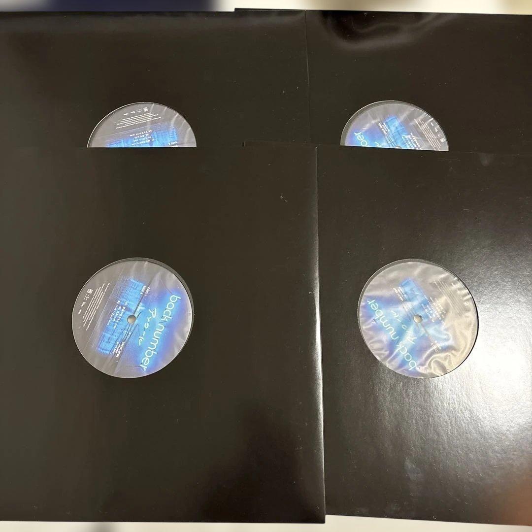 backnumberレコード4枚入り