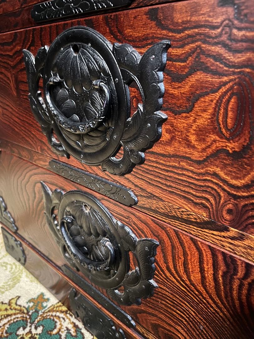 岩谷堂 箪笥 七段 チェスト 七ツ袖 欅材 民芸品 家具 和 家具 インテリア