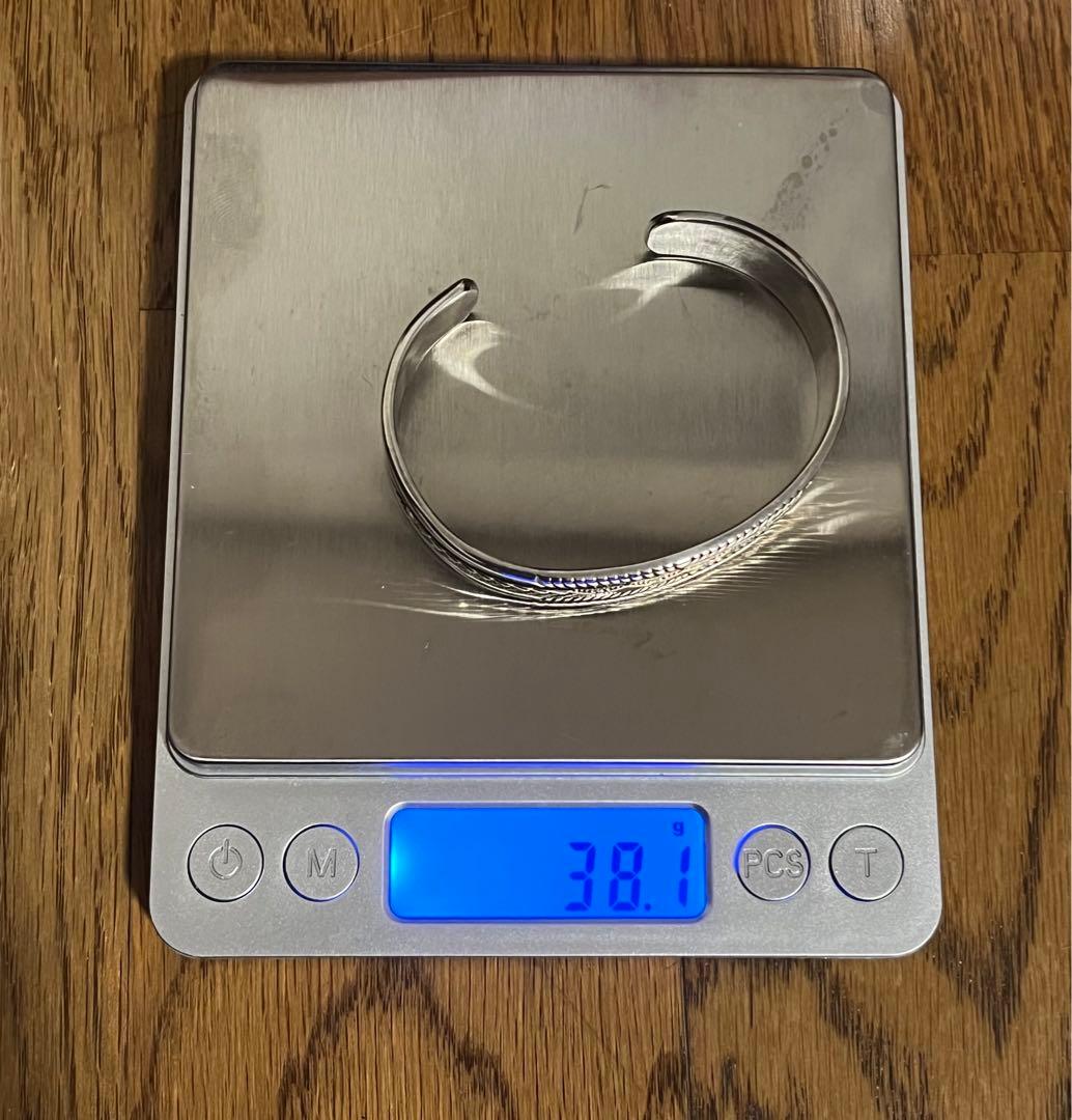 使用少なめ　ブルースモーガン　14Kバングル　インディアンジュエリーnavajo