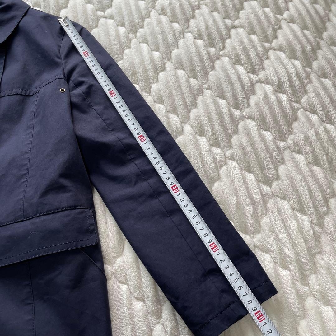 マッキントッシュフィロソフィー　 ステンカラーコート　ネイビー　紺　38 M