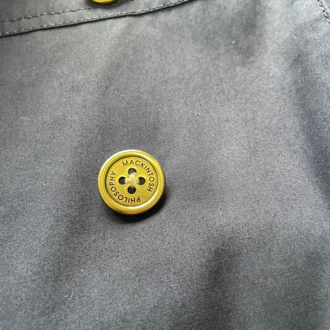 マッキントッシュフィロソフィー　 ステンカラーコート　ネイビー　紺　38 M