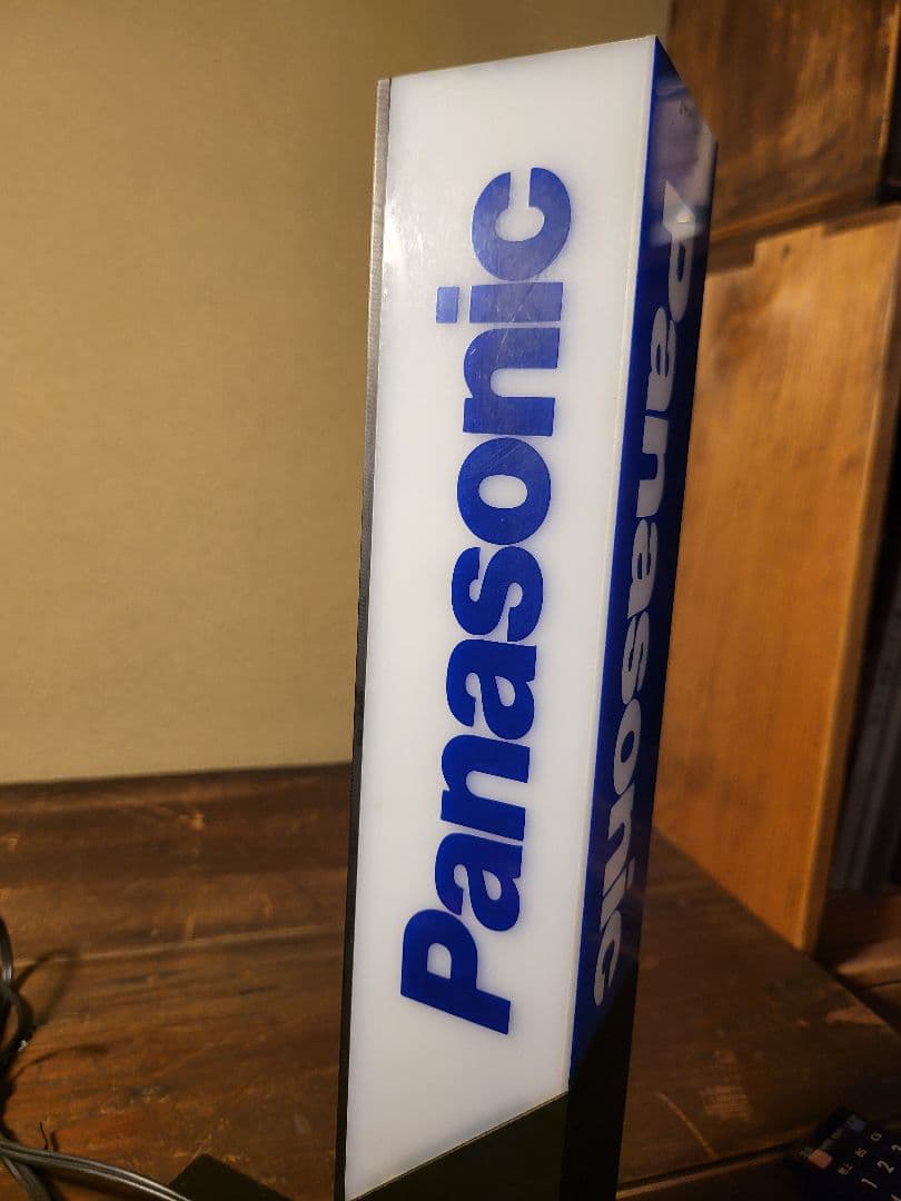 Panasonic　パナソニック　販促用ライト　広告ライト　レトロ　ヴィンテージ