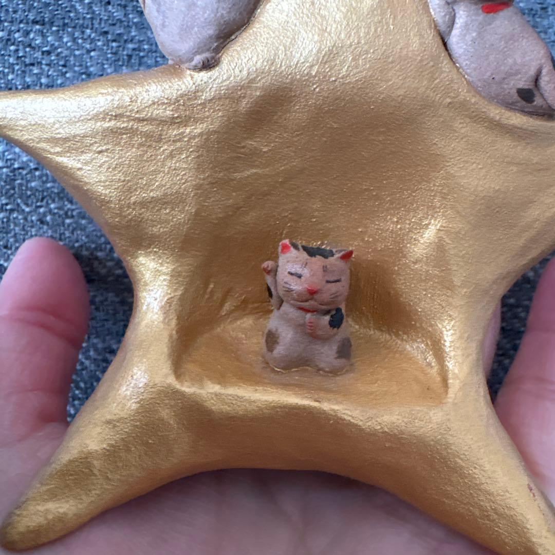 超レア！現在制作なし！もりわじんさん　本焼き作品　１点もの　招き猫