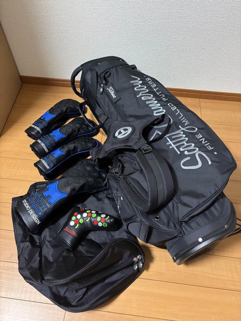 スコッティキャメロン キャディバック UT.PTヘッドカバー フード付き 美品