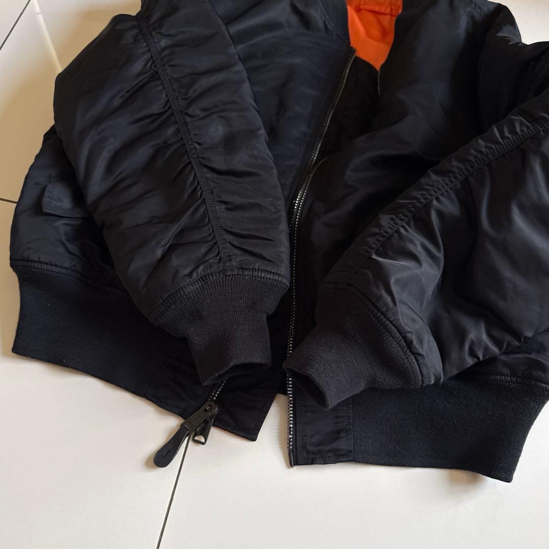 状態◎ ALPHA INDUSTRIES MA-1 ブラック XL 近年モデル