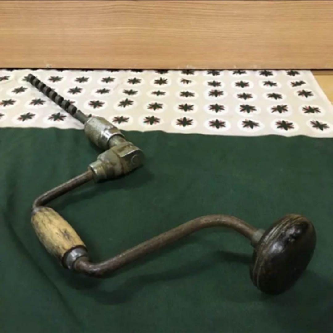 昭和レトロな古道具    ドリル