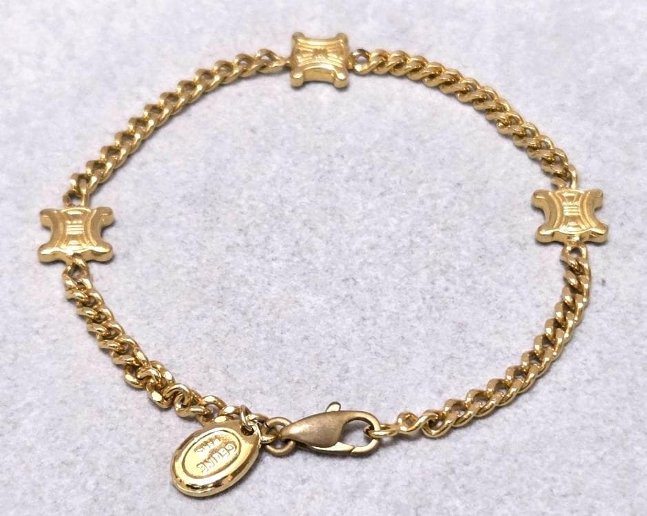 CELINEセリーヌ トリオンフ　ヴィンテージブレスレット　43043