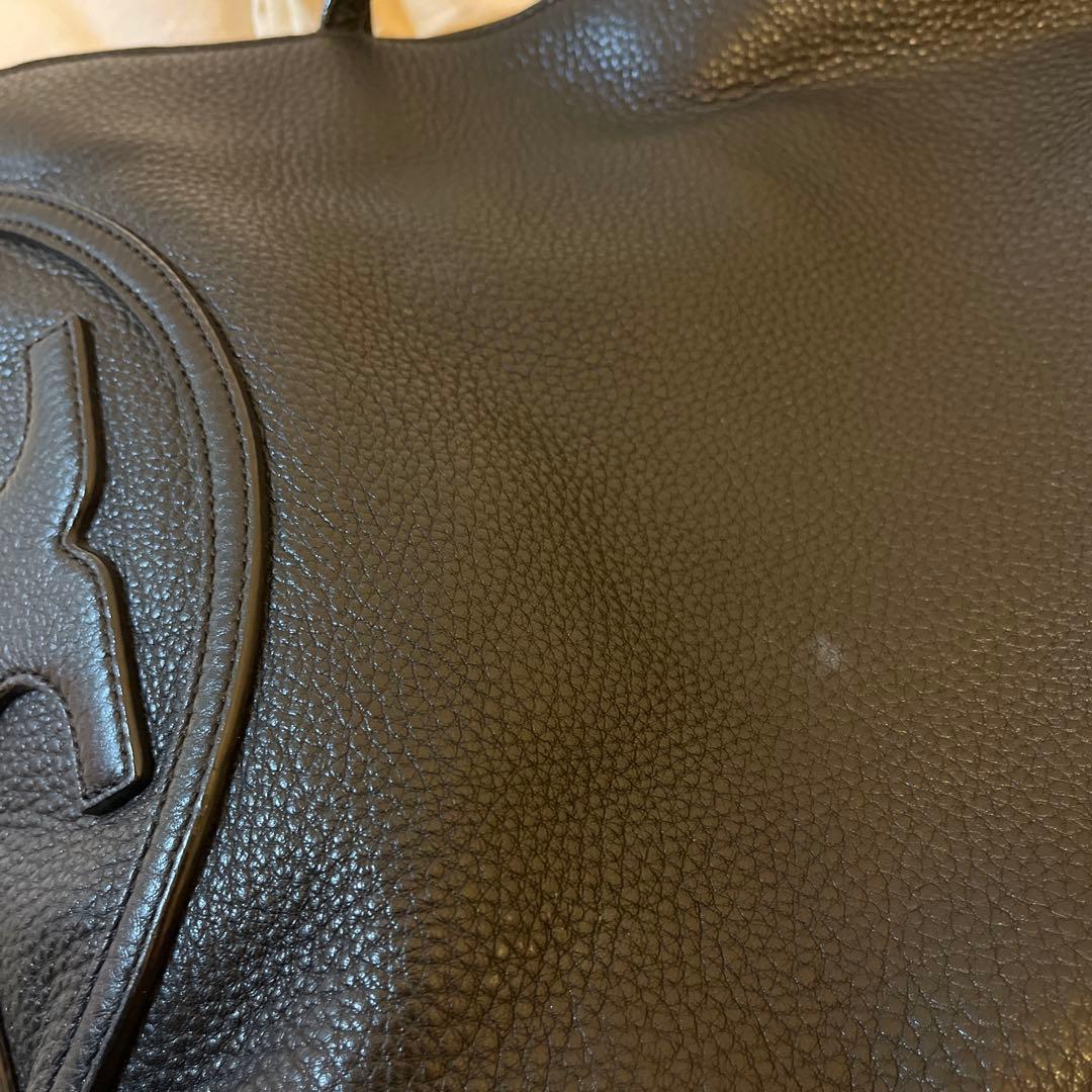 Tory Burch黒 レザー トートバッグ 大きめ