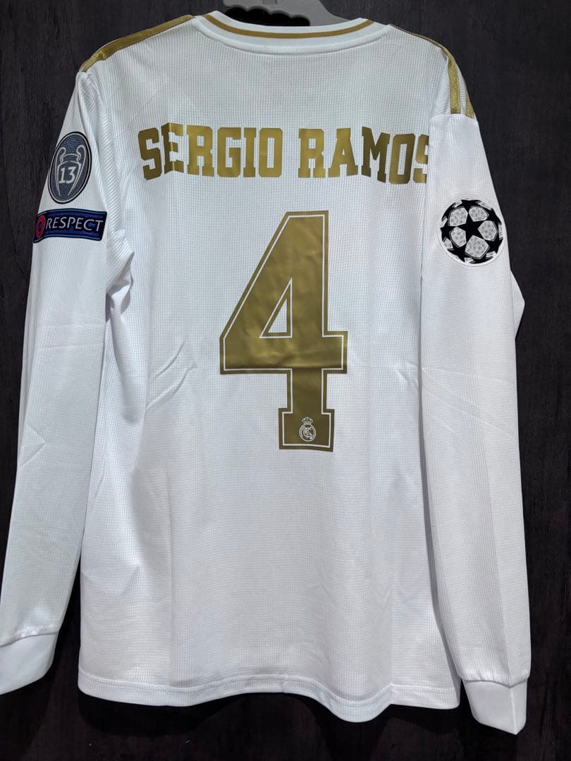 m*d様 セルヒオ・ラモス　レアルマドリード ユニフォーム　長袖