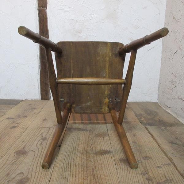 イギリス アンティーク 家具 キッチンチェア スティックバック 英国 4743e