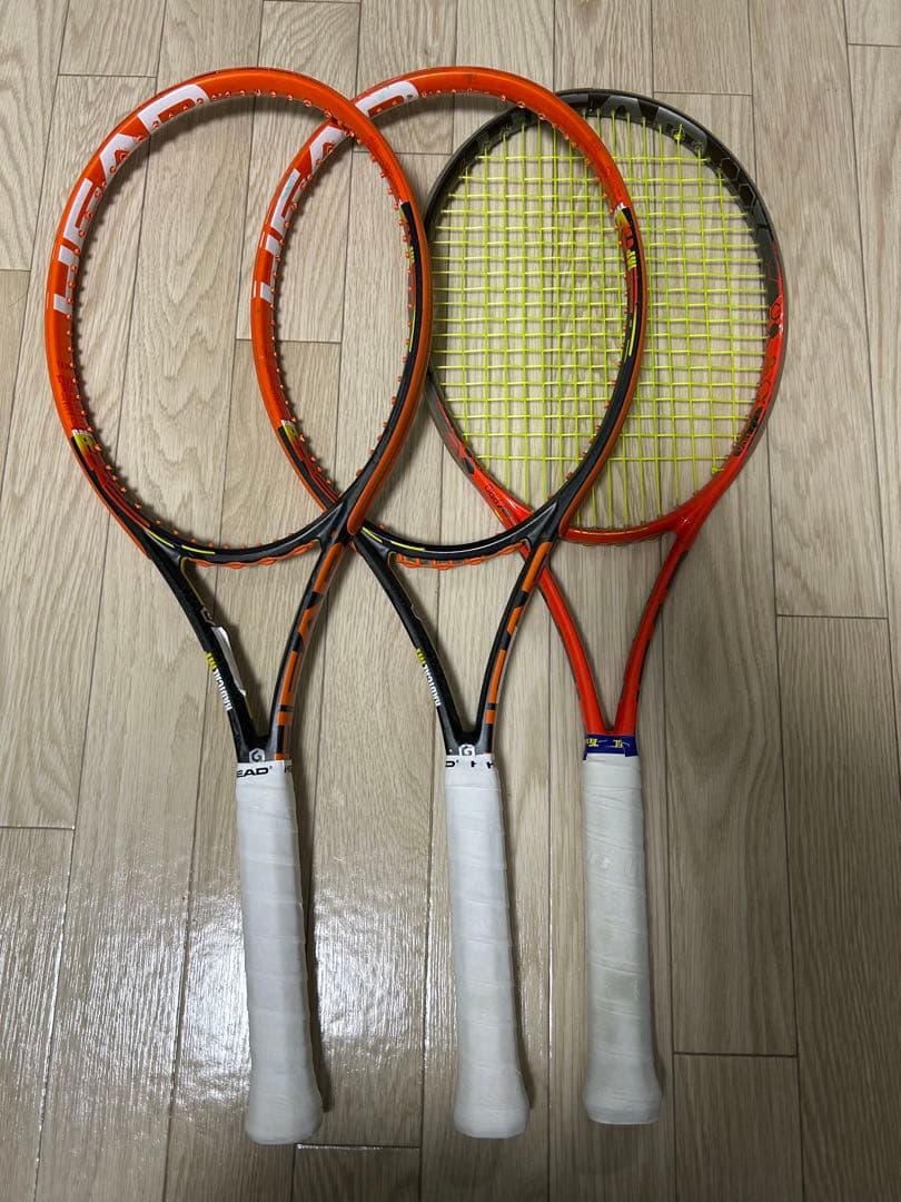HEAD Radical MP ラケット 2本セット＋radicalPRO1本