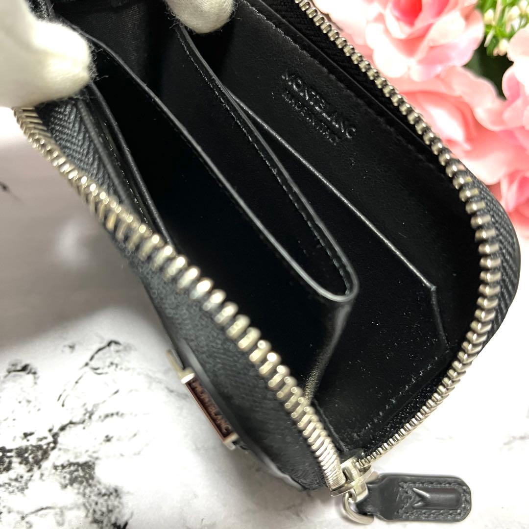 【ほぼ未使用】MONT BLANC ケース ミニ財布 小銭入れ レザー