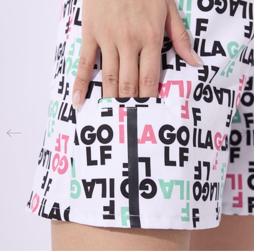 フィラゴルフ 上下セットアップ　半袖ゴルフシャツL ショートパンツM