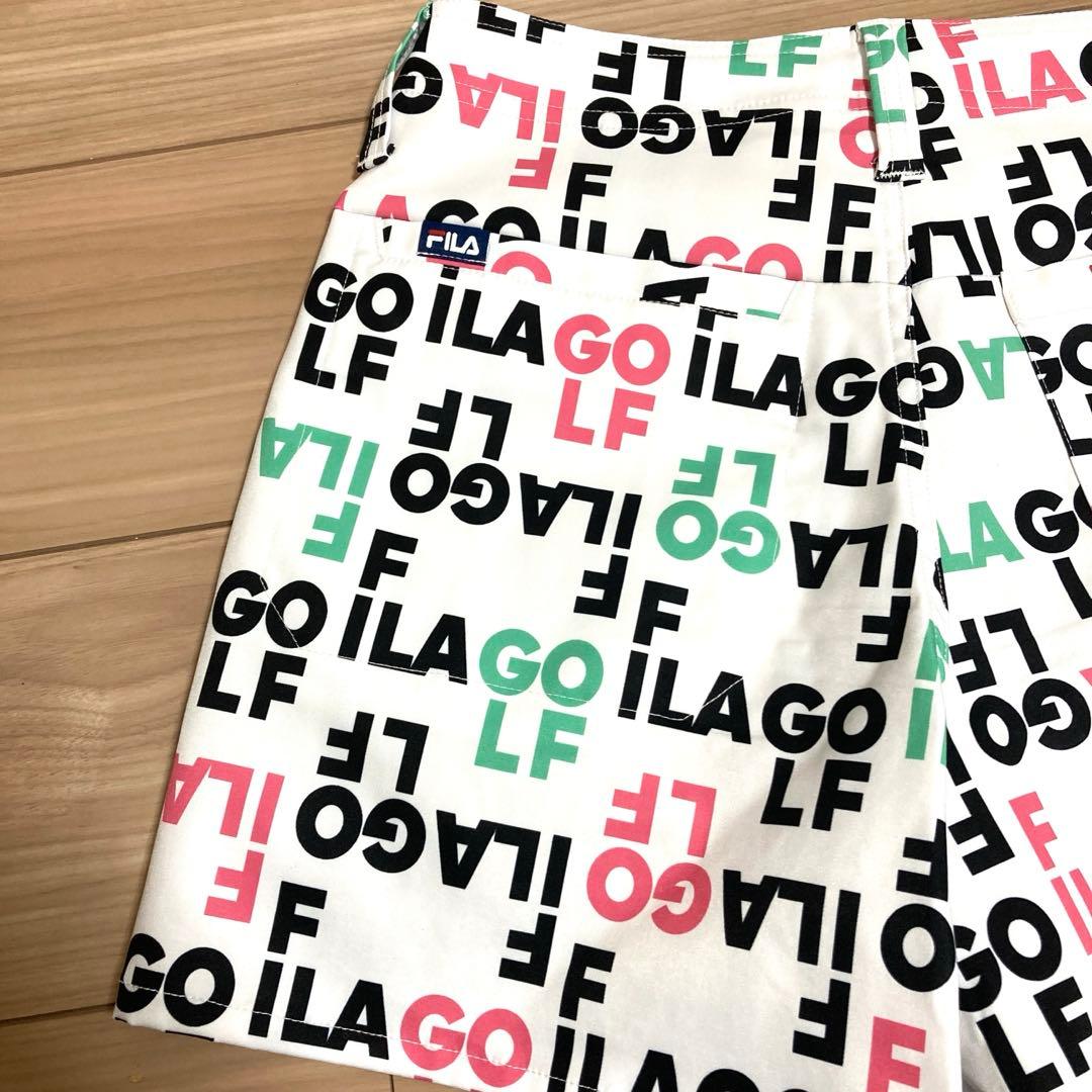 フィラゴルフ 上下セットアップ　半袖ゴルフシャツL ショートパンツM